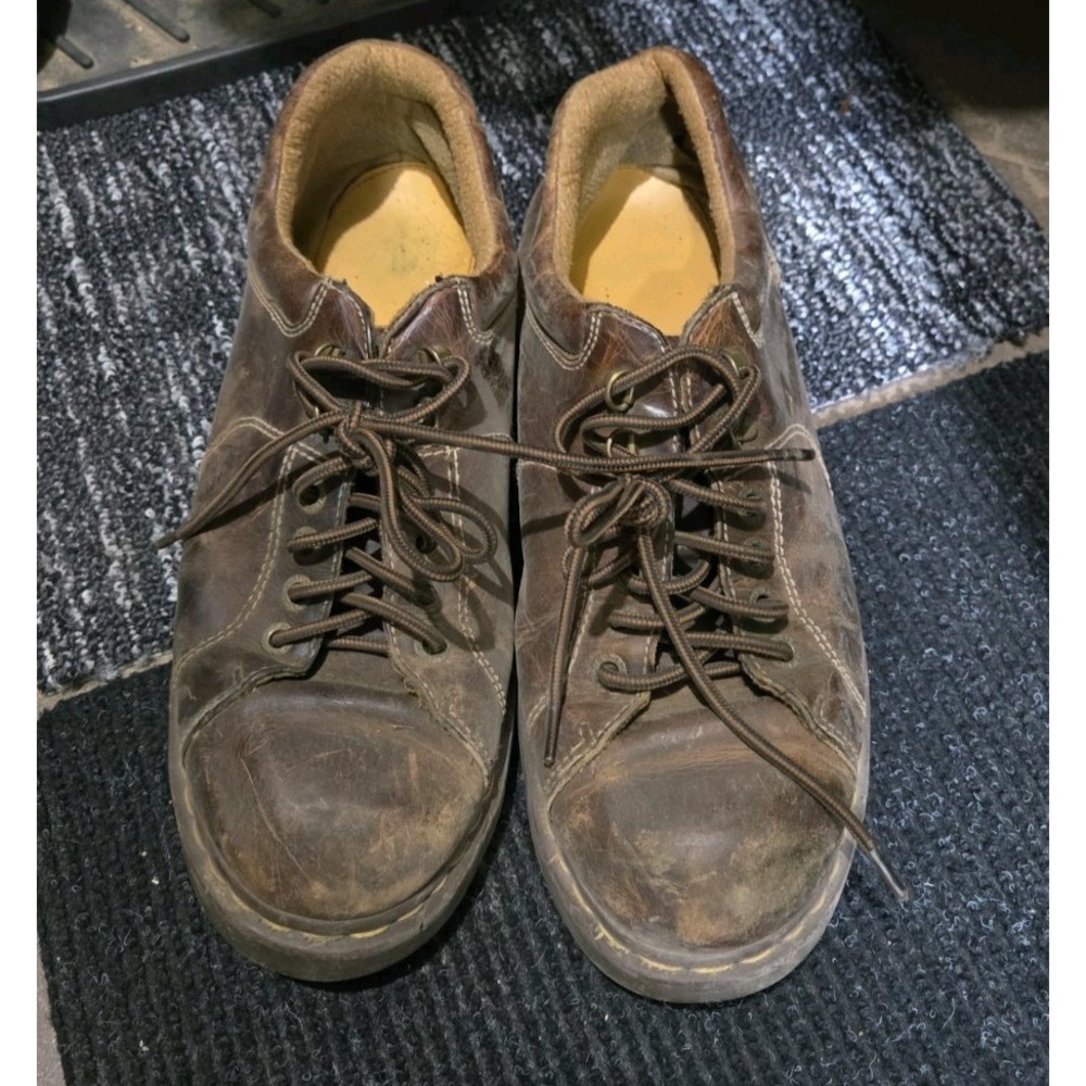 Vintage Dr. Martens Doc 10940 Mens Grizzly Chunky Leather Shoes Size US 13